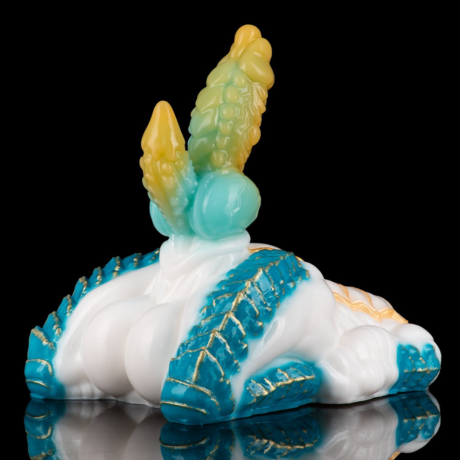 Dragon Rider Fantasy Dildo – Dual Penetration Monster Dildo with Dragon Scale Texture
