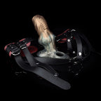Fantasy Penis Sleeve Male Strap-on Leather Harness Pant - Wearable Mens Cock Extender