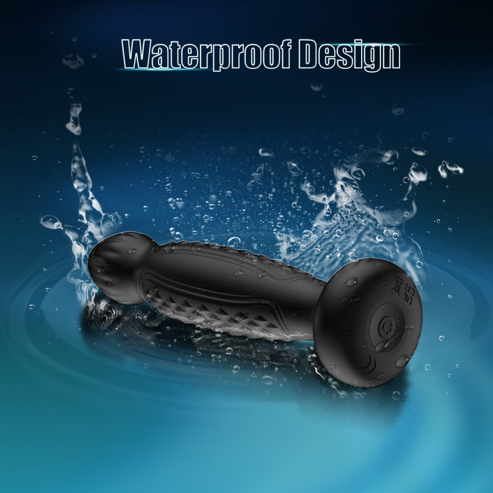 Dual-Pleasure Vibrating Thrusting Massager- Prostate and G-Spot Stimulator Sex Toys