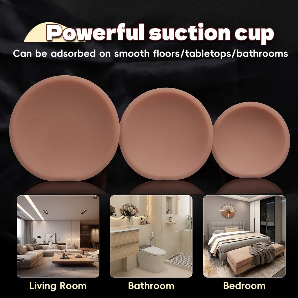 Domlust Realistic Silicone Dildo – Dual Density Suction Cup | Deep G-Spot & Anal Play