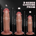 Domlust Realistic Silicone Dildo – Dual Density Suction Cup | Deep G-Spot & Anal Play