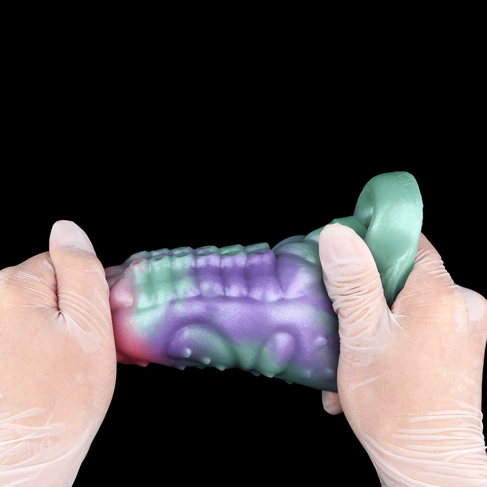 Fantasy Tentacle 5.5 inch Cock Sleeve – Multicolored Silicone Male Sex Toys for Pleasure