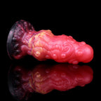Tentacle Monster Dildo Butt Plug – Blood-Red Platinum Silicone Octopus Fantasy Anal Toy | Domlust