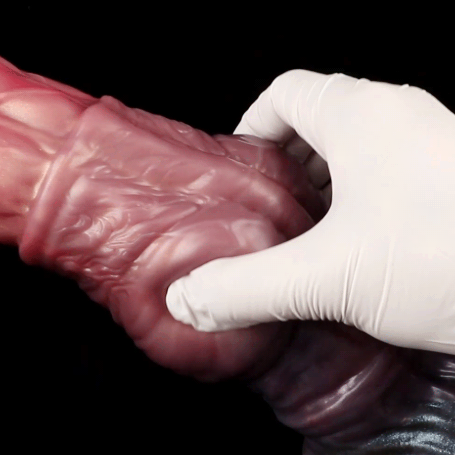 Muscle Horse Dildo with Knot | Dual-Layer Platinum Silicone | Domlust