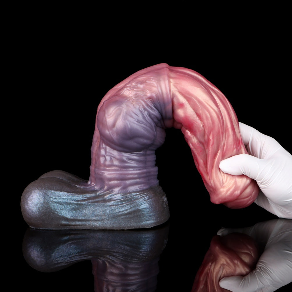 Muscle Horse Dildo with Knot | Dual-Layer Platinum Silicone | Domlust