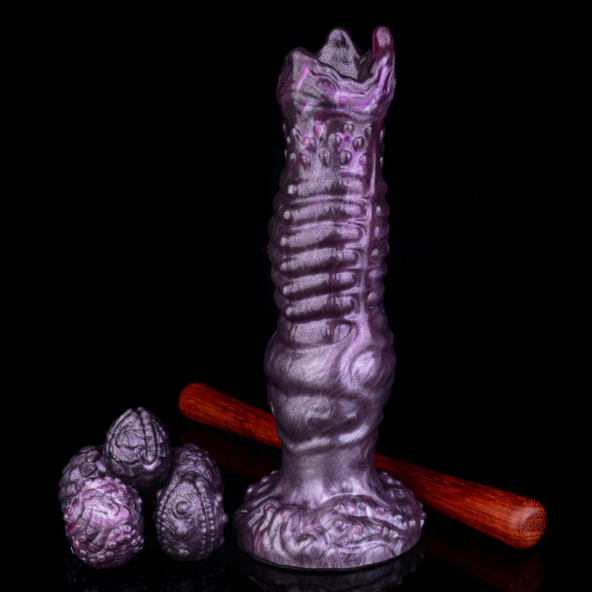 Ovipositor Dildo Purple – Fantasy Egg-Laying Creature Silicone Monster Sex Toy | Domlust