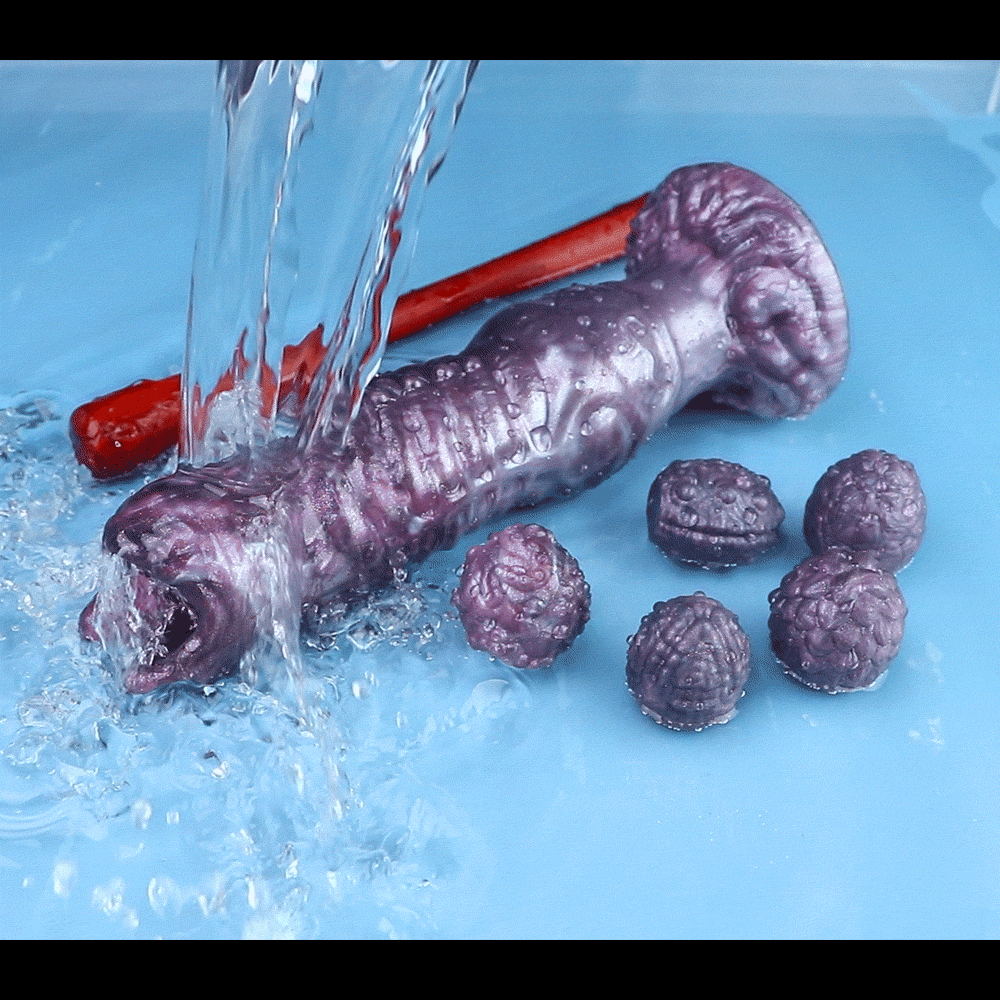 Ovipositor Dildo Purple – Fantasy Egg-Laying Creature Silicone Monster Sex Toy | Domlust