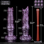 Ovipositor Dildo Purple – Fantasy Egg-Laying Creature Silicone Monster Sex Toy | Domlust