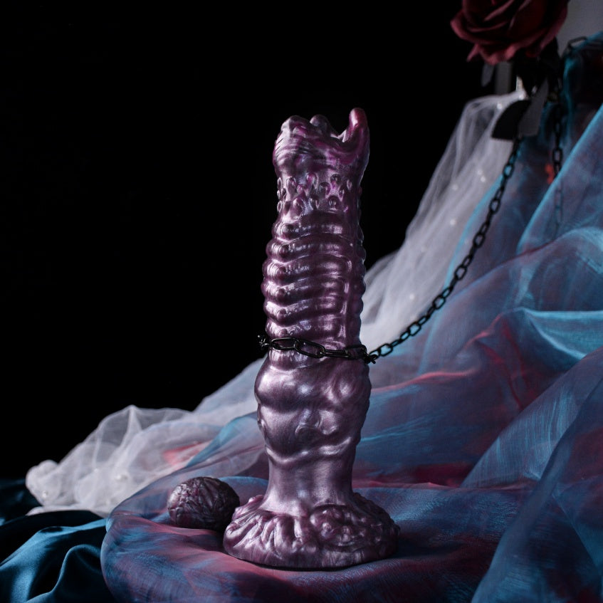 Ovipositor Dildo Purple – Fantasy Egg-Laying Creature Silicone Monster Sex Toy | Domlust