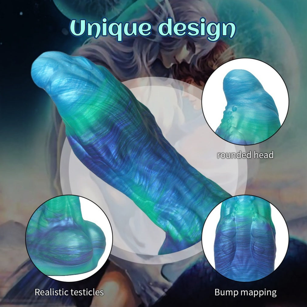 Dragon Dildo Blue Fantasy – Monster Fisting Silicone Dildo S/M/L | Domlust