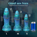 Dragon Dildo Blue Fantasy – Monster Fisting Silicone Dildo S/M/L | Domlust