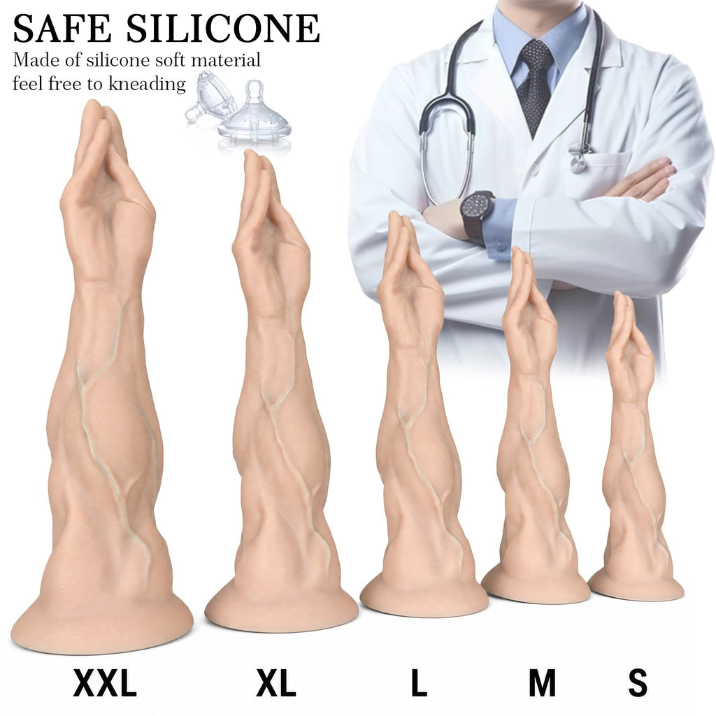Giant Realistic Monster Phallus - Multi - Size Veined Silicone Pleasure Toy - Tarisss Sex Toy Store