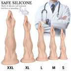 Giant Realistic Monster Phallus - Multi - Size Veined Silicone Pleasure Toy - Tarisss Sex Toy Store