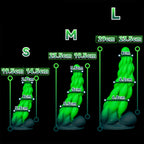 Glow - in - the - Dark Silicone Dildo - Tarisss Sex Toy Store