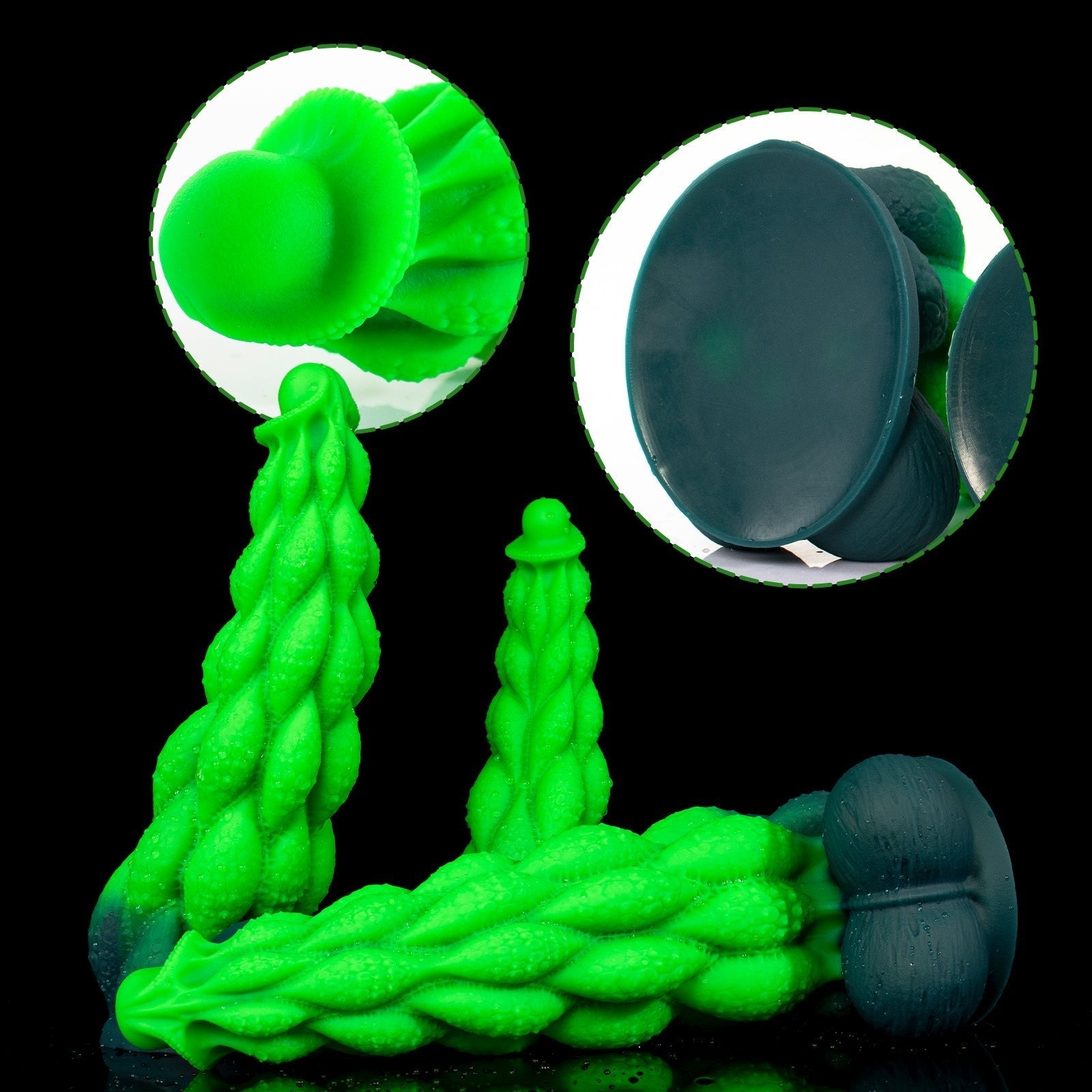 Glow - in - the - Dark Silicone Dildo - Tarisss Sex Toy Store