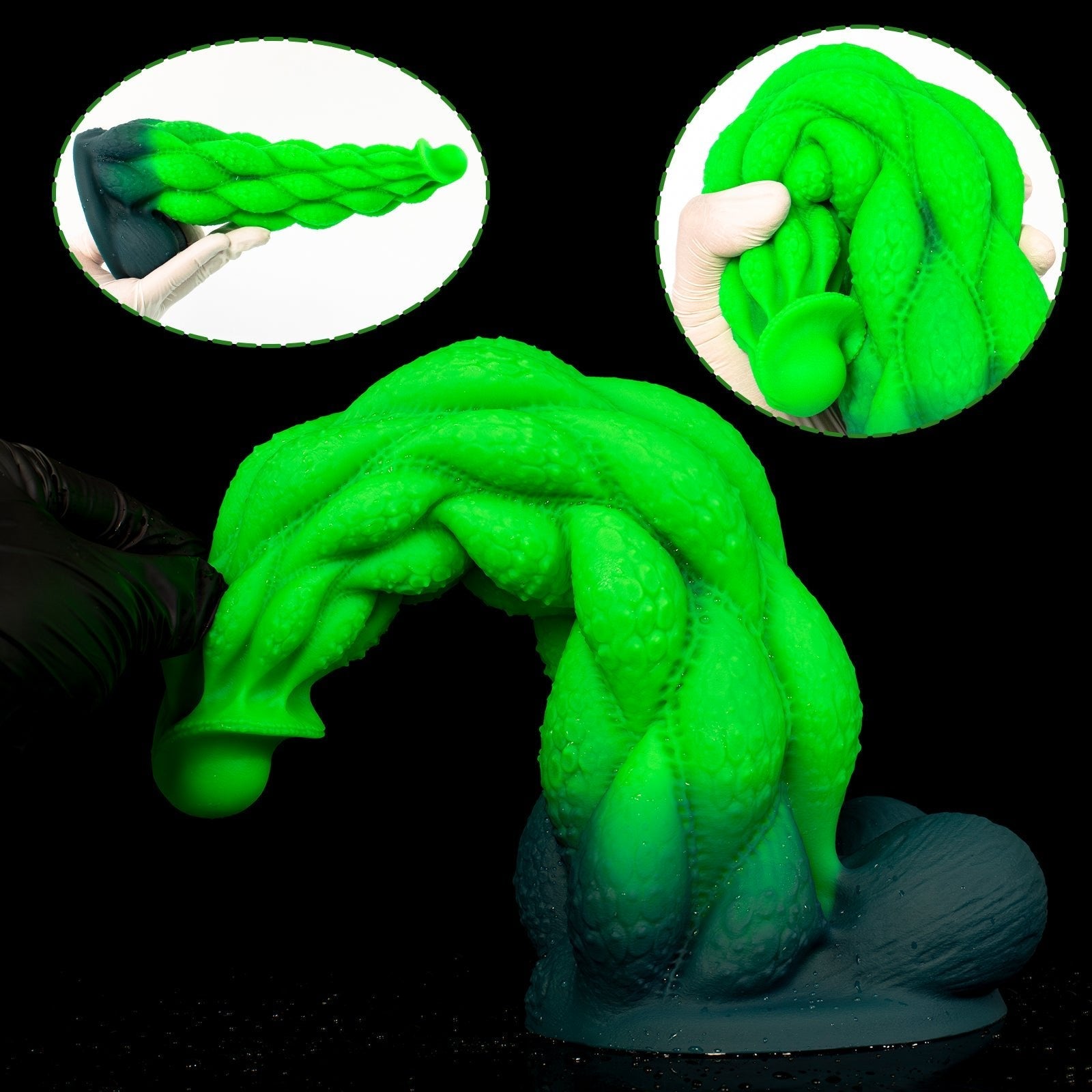 Glow - in - the - Dark Silicone Dildo - Tarisss Sex Toy Store