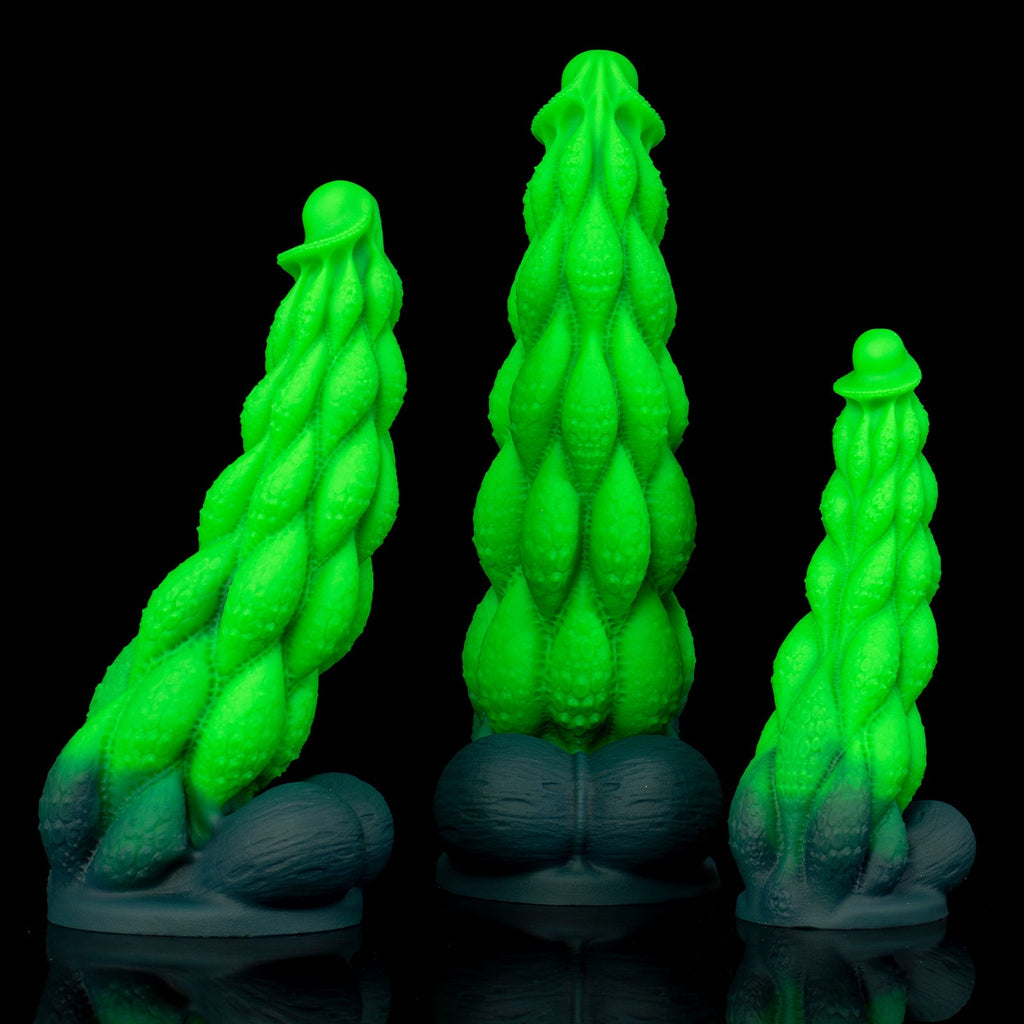 Glow - in - the - Dark Silicone Dildo - Tarisss Sex Toy Store