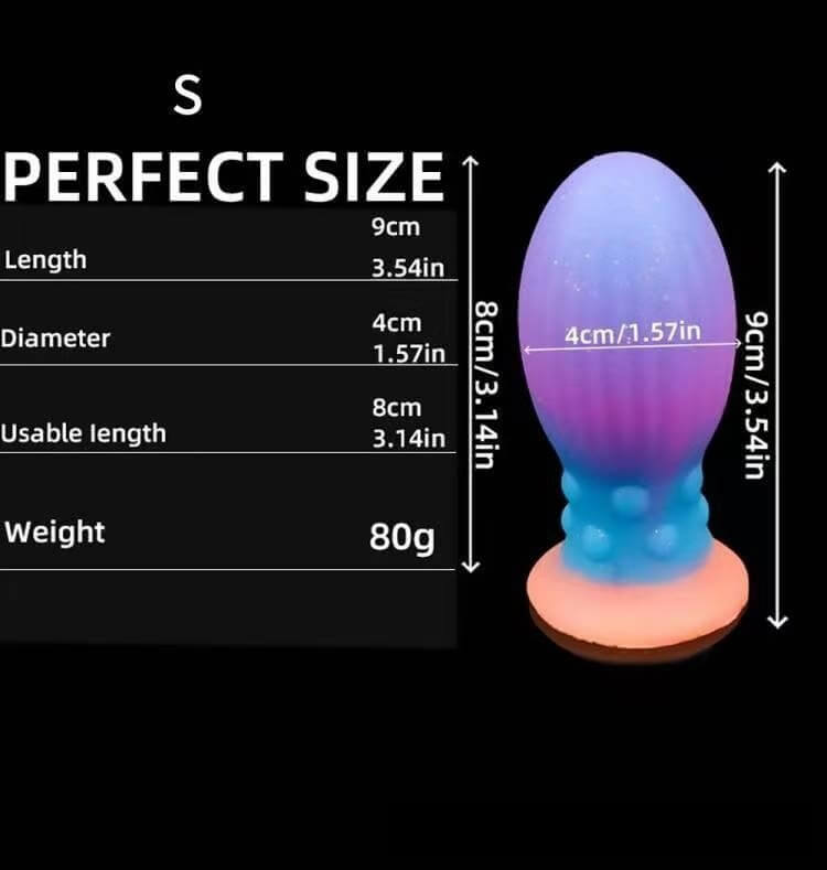 GlowPlug – Silicone Glow-in-the-Dark Anal Plug