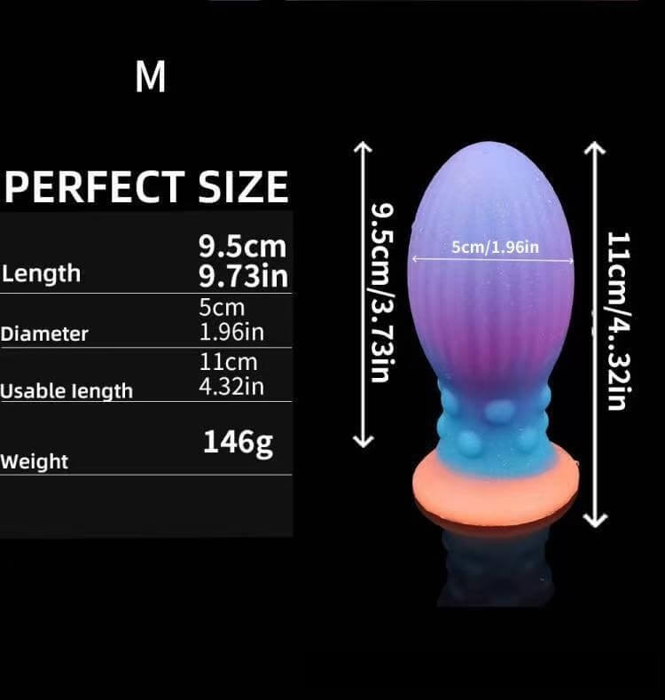 GlowPlug – Silicone Glow-in-the-Dark Anal Plug