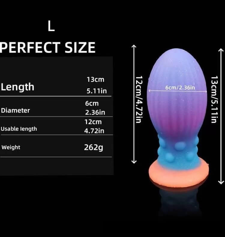 GlowPlug – Silicone Glow-in-the-Dark Anal Plug