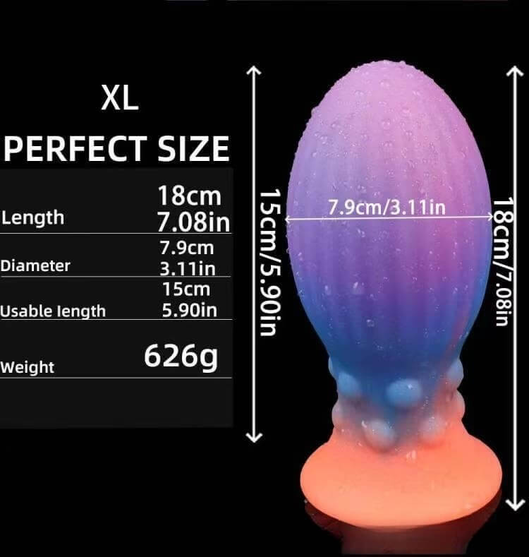 GlowPlug – Silicone Glow-in-the-Dark Anal Plug