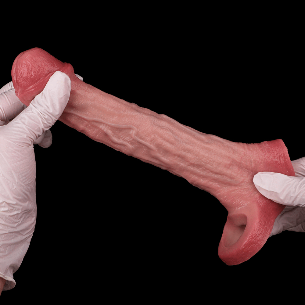 Realistic Full-Coverage 5.5 Inch Cock Sleeve – Silicone Solution for Erectile Dysfunction