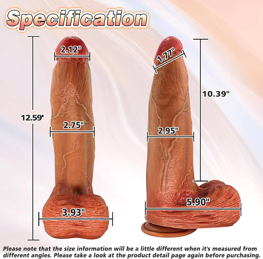 Gold Digger 12 Inch Extra Long Thick Realistic Dildo - Tarisss Sex Toy Store