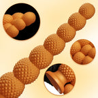 Gold Spiked Bead Anal Plug Extra Thick Textured Butt Plug Dildo - Tarisss Sex Toy Store