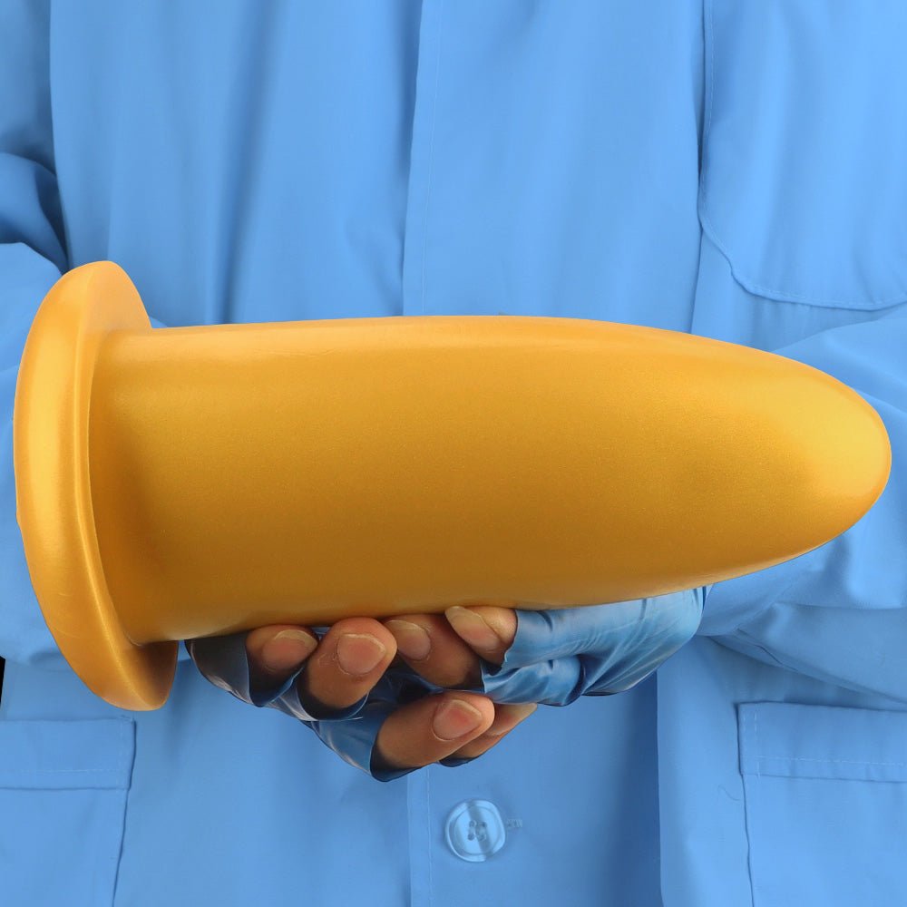 Gold Titan Anal Dildo Plug – 4 Sizes (S - XL) - Tarisss Sex Toy Store