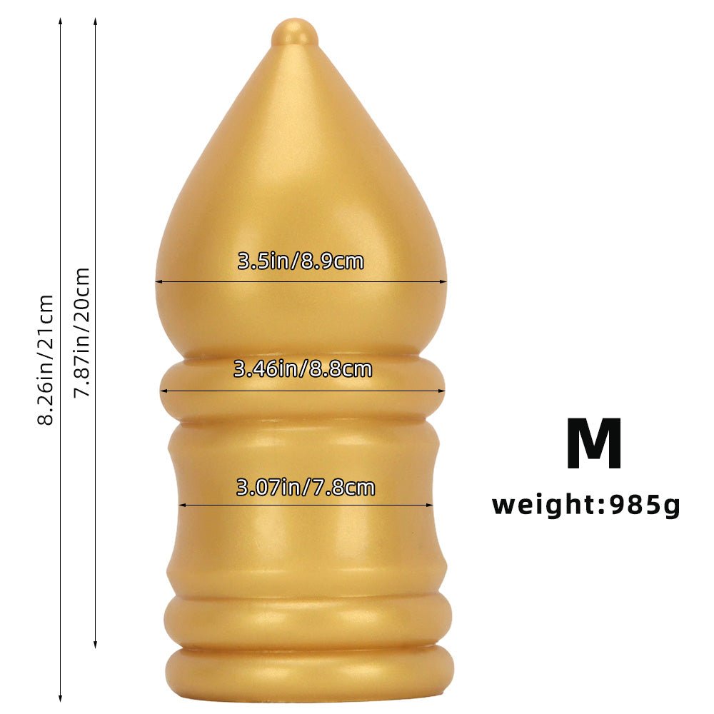 Golden Bullet Anal Plug - Premium Smooth Tapered Dilator Sex Toy - Tarisss Sex Toy Store