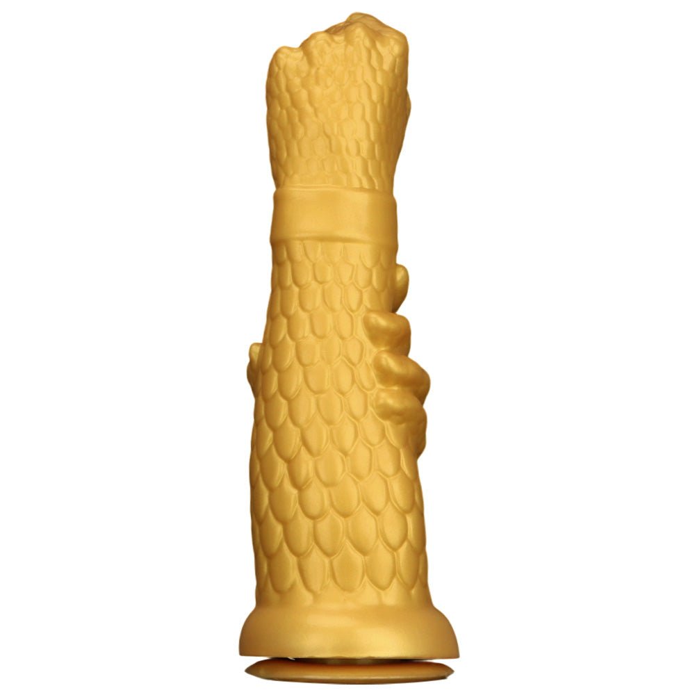 Golden Dragon Claw Fantasy Dildo – 13" Giant Silicone Fantasy Toy with Suction Base - Tarisss Sex Toy Store