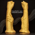 Golden Dragon Claw Fantasy Dildo – 13" Giant Silicone Fantasy Toy with Suction Base - Tarisss Sex Toy Store
