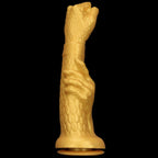 Golden Dragon Claw Fantasy Dildo – 13" Giant Silicone Fantasy Toy with Suction Base - Tarisss Sex Toy Store