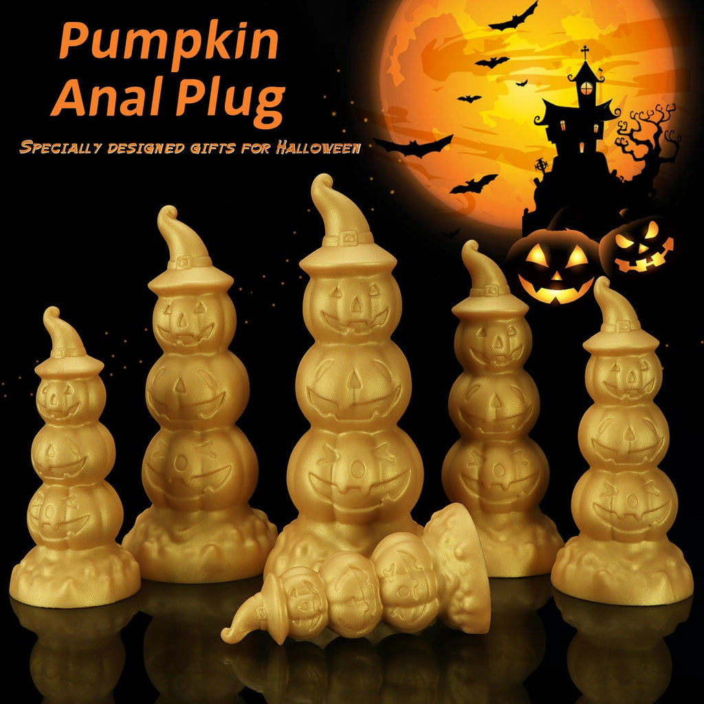 Golden Spiral Silicone Anal Plug（Get Ready for Your Halloween Party） - Tarisss Sex Toy Store