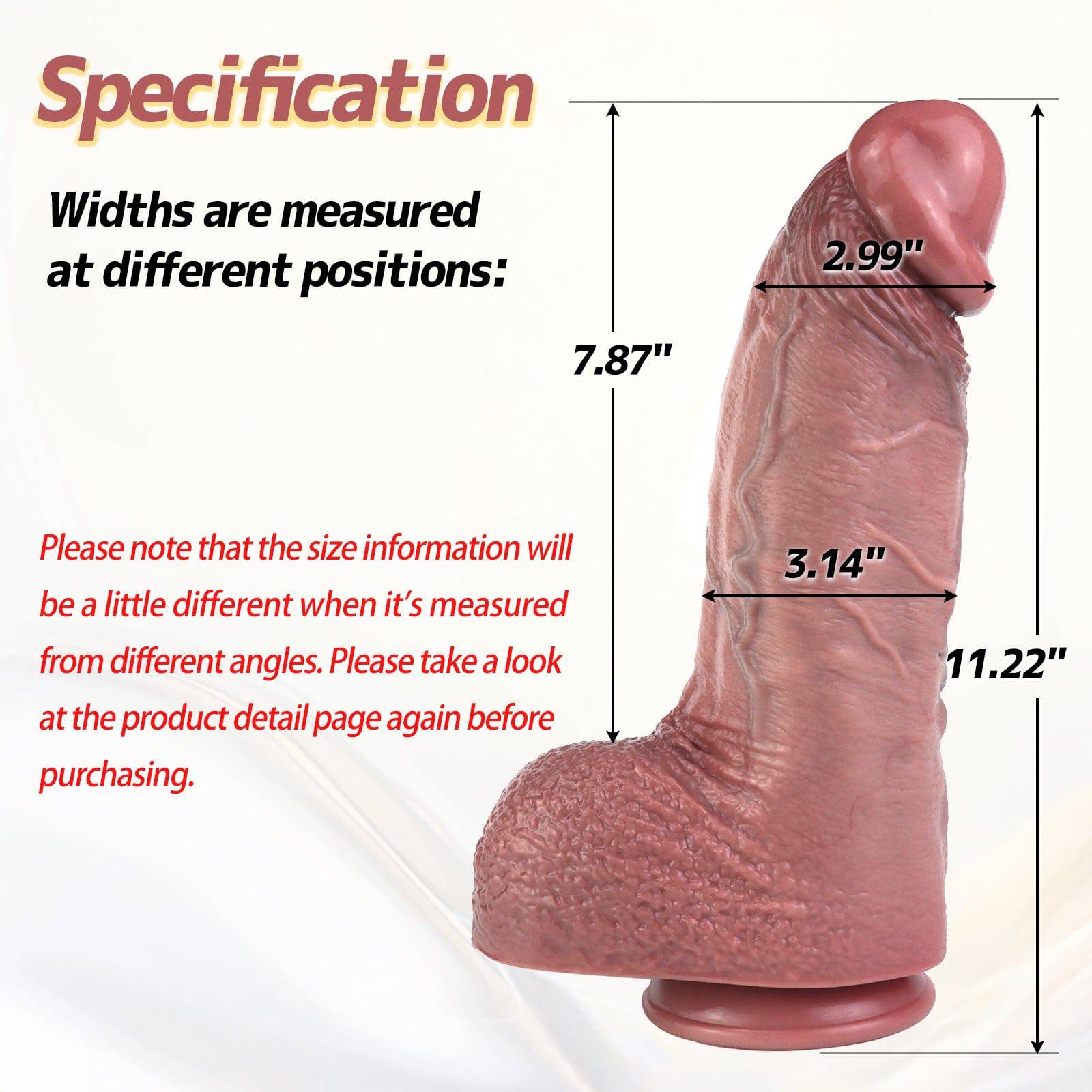 Goliath Ray 11 Inch Extra Thick Realistic Dildo - Tarisss Sex Toy Store