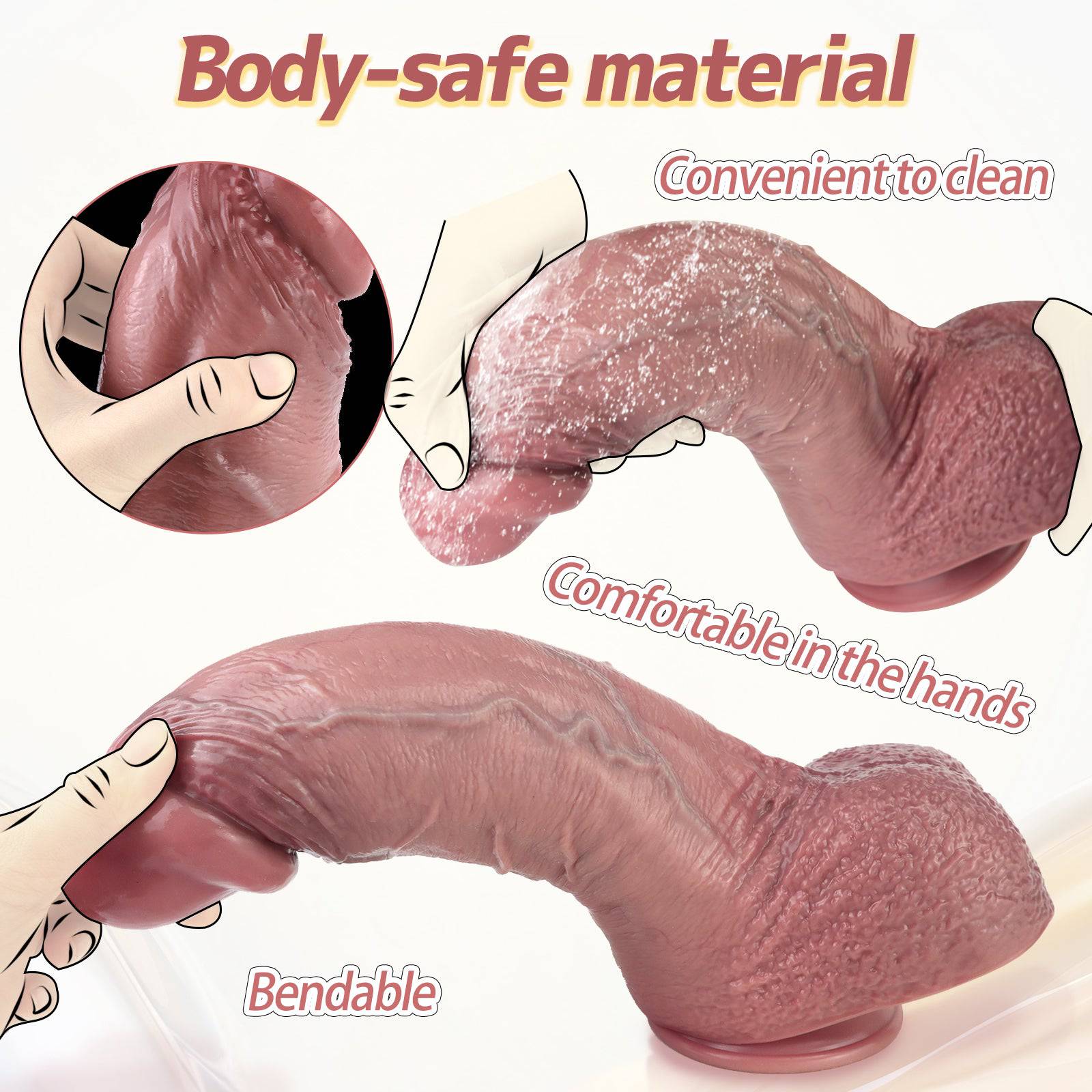 Goliath Ray 11 Inch Extra Thick Realistic Dildo - Tarisss Sex Toy Store