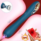 Endoscopic Vibrating Dildo – 360° Bendable | APP Control | Heat | G-Spot & Prostate | Pink / Blue