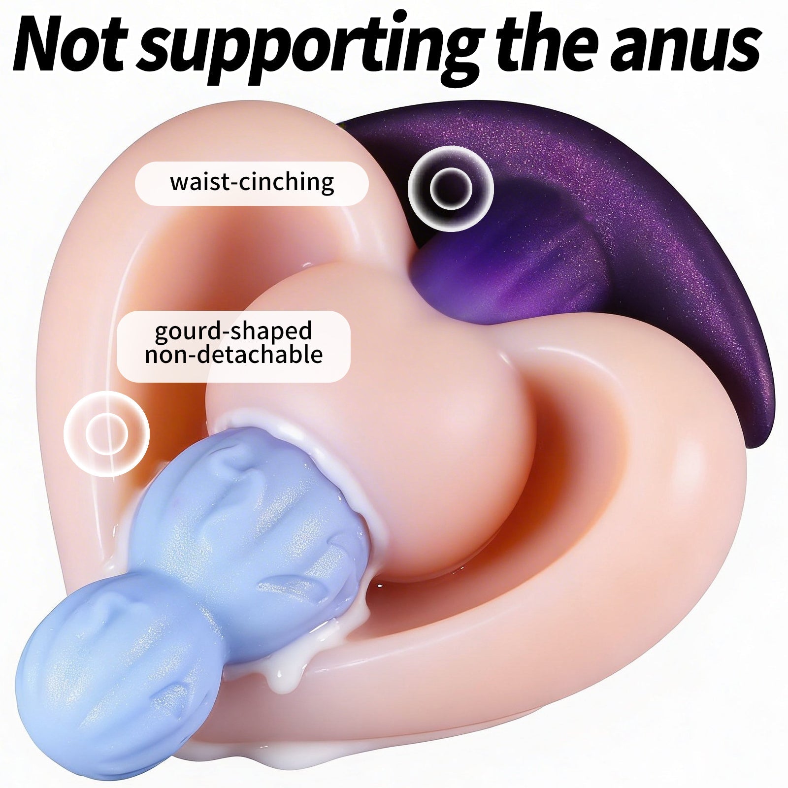 Gradient Silicone Prostate Massager Plug - Tarisss Sex Toy Store