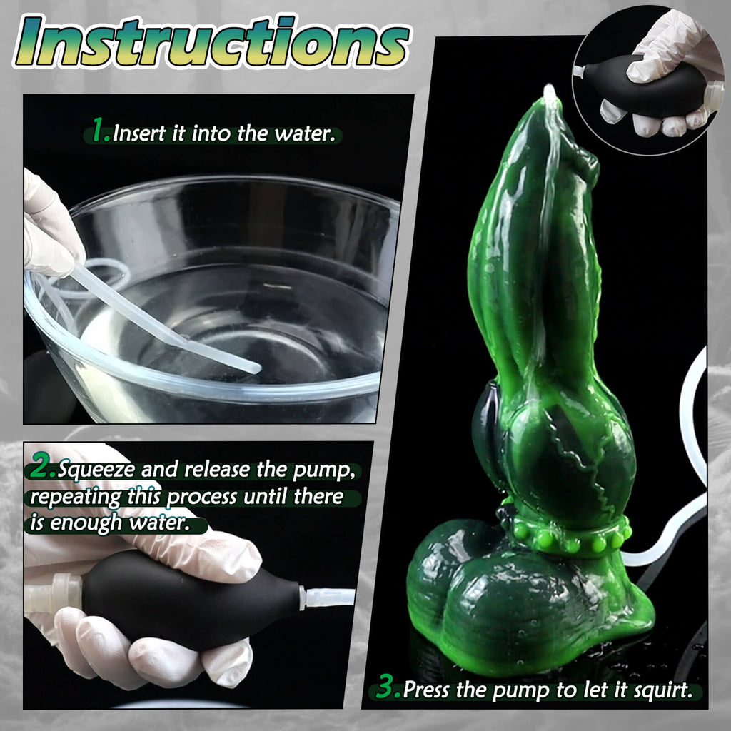Gravynox 15 Inch Fantasy Monster Dragon Squirting Dildo - Tarisss Sex Toy Store