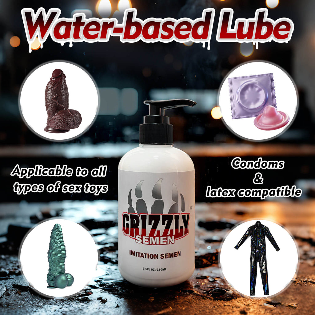 Grizzly Imitation Semen Water Based Lubricant - Tarisss Sex Toy Store