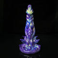 Domlust Alien Xenomorph Fantasy Dildo – Platinum Silicone Tapered Monster Suction Cup Sex Toy