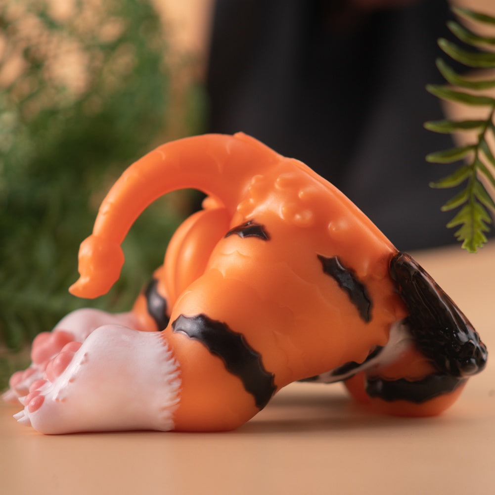 Fantasy Torso & Hip Silicone Sex Doll - King of Beasts Tiger Pocket Pussy Sex Toys for Men