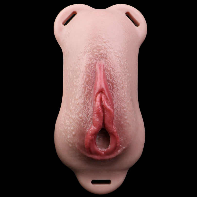 Silicone Fake Pussy Pants — Wearable Realistic Vagina Strap-On for Femboys & Crossdressers