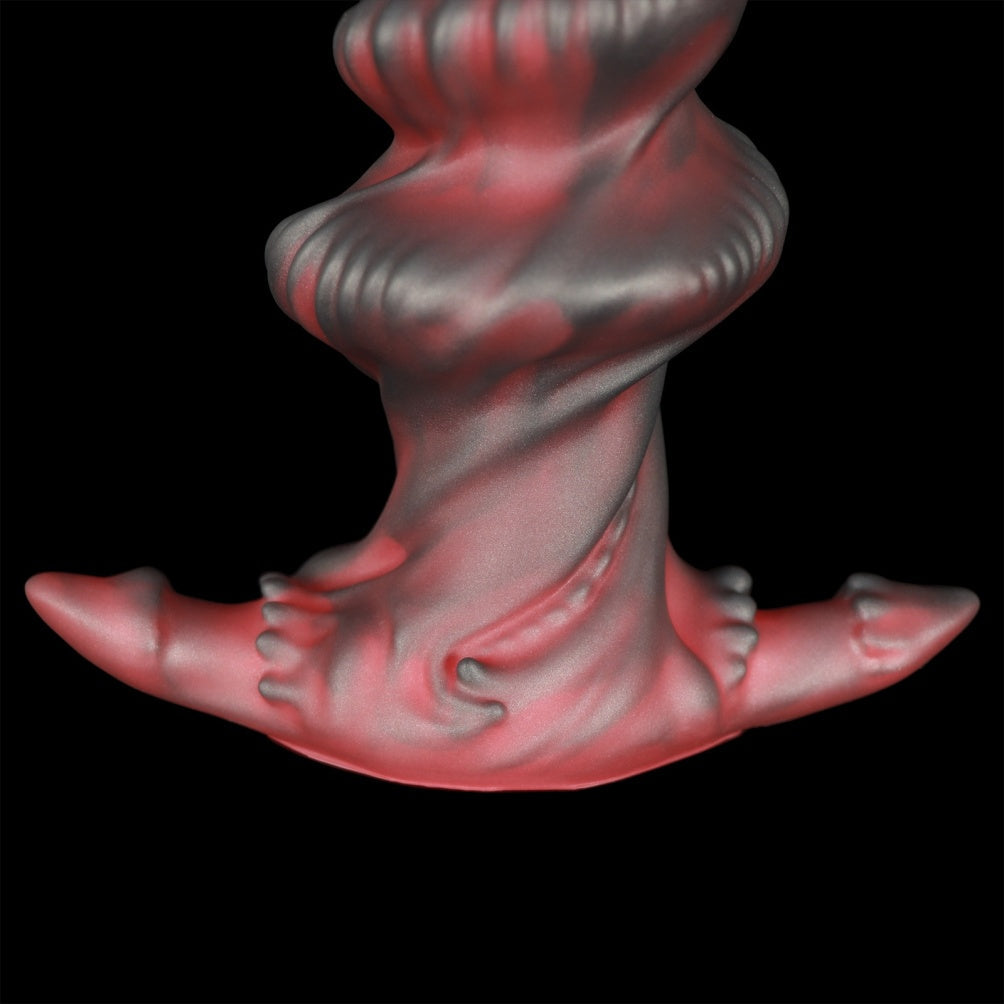 Fantasy Shark Egg Spiral Anal Dildo - Silicone Monster Sex Toy for G-Spot & A-Spot Expansion