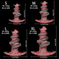 Fantasy Shark Egg Spiral Anal Dildo - Silicone Monster Sex Toy for G-Spot & A-Spot Expansion