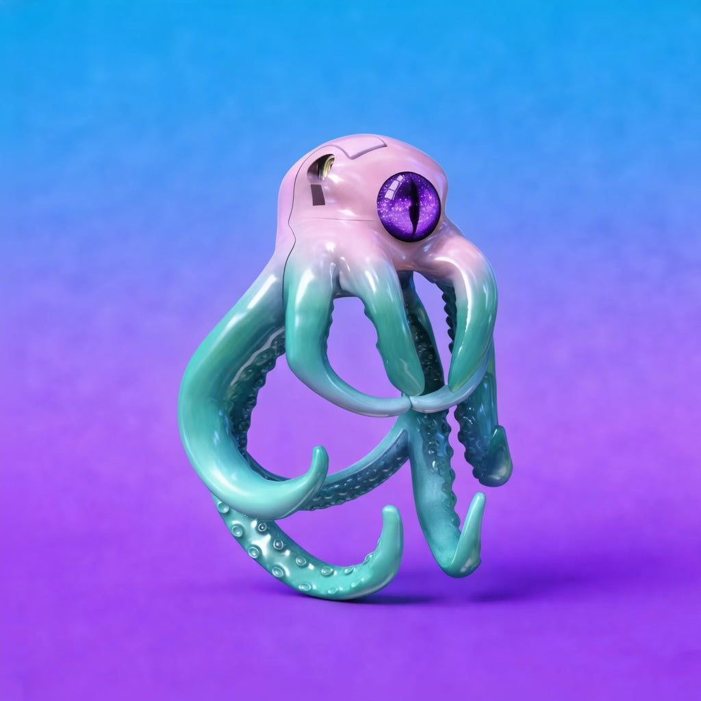 Octopus Kraken Chastity Cage – Tentacle Fantasy Male Chastity Device (44mm / 48mm)