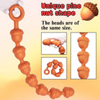 Halloween Pine Nut - Shaped Liquid Silicone Anal Beads - Tarisss Sex Toy Store