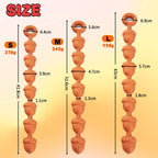 Halloween Pine Nut - Shaped Liquid Silicone Anal Beads - Tarisss Sex Toy Store
