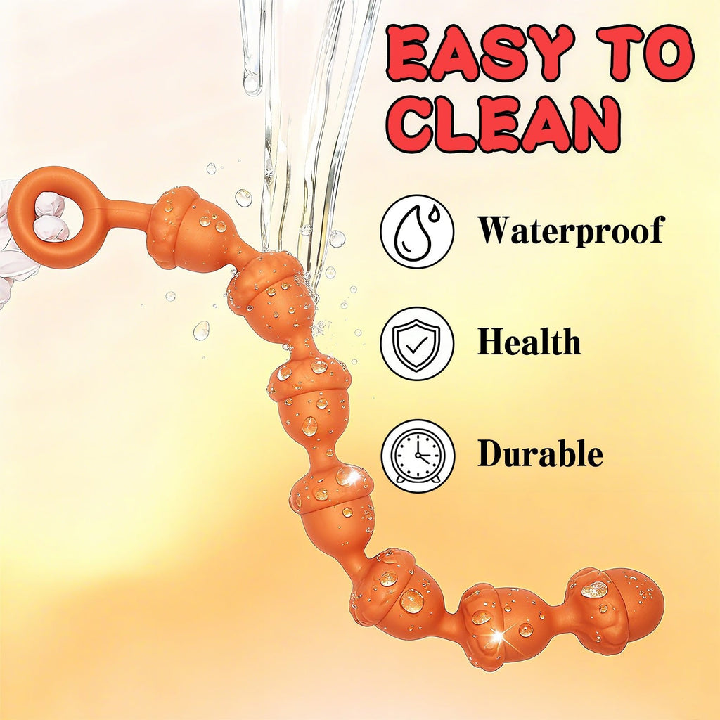 Halloween Pine Nut - Shaped Liquid Silicone Anal Beads - Tarisss Sex Toy Store