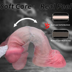 Massive Soul Deep Huge Realistic Dildo – Dual-Density Platinum Silicone for Women Sex Toys | Domlust